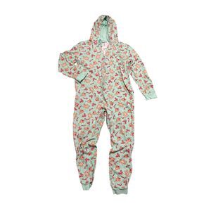 DISNEY MICKEY MOUSE Holiday Treats Hooded Romper for Adult Women Sz L